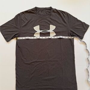 Under Armour Men's Dark Gray Short Sleeve Tee Heat Gear